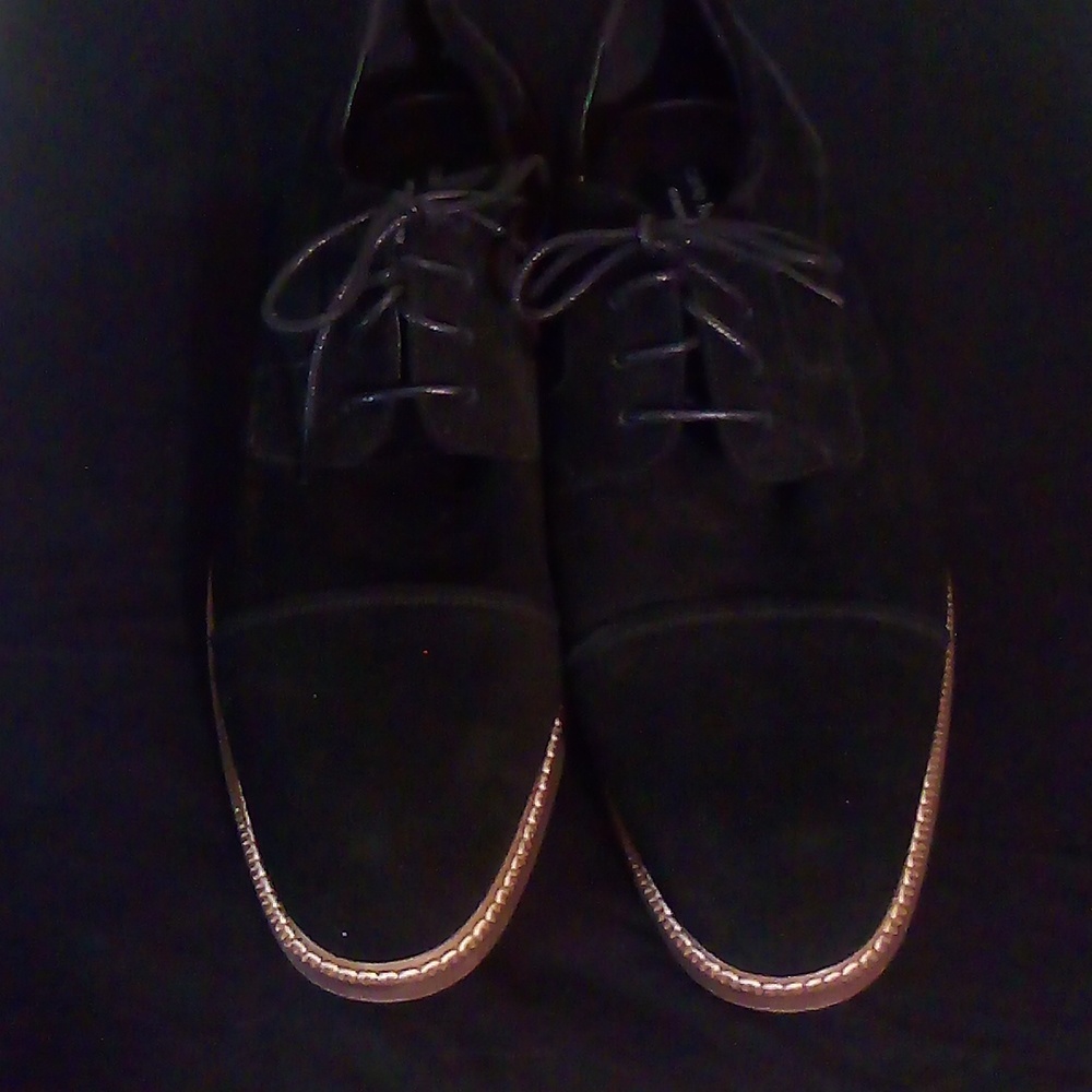 Carlo Morandi Men's Black Suede Loafers Size 11
